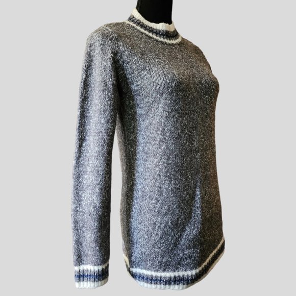 EMMER & OAT ( S ) Wool Cotton Knit Sweater - Picture 4 of 8